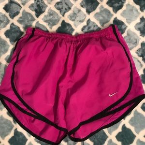 Pink nike shorts